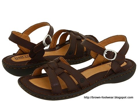Brown footwear:LOGO85507