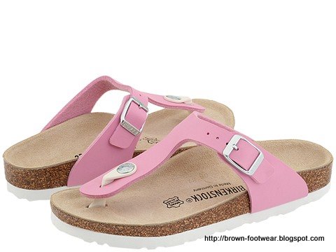 Brown footwear:KB85519