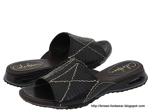 Brown footwear:RV85614
