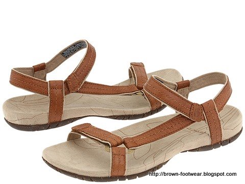 Brown footwear:IK85619