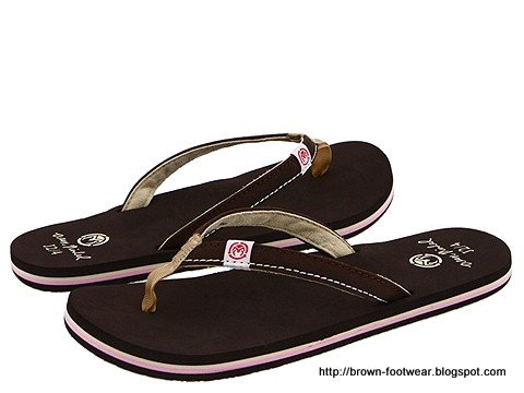 Brown footwear:HN85589