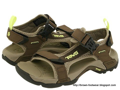 Brown footwear:VA85558