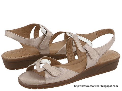 Brown footwear:CS-85343