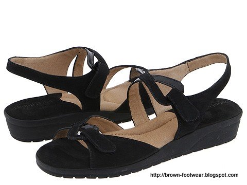 Brown footwear:RM-85311