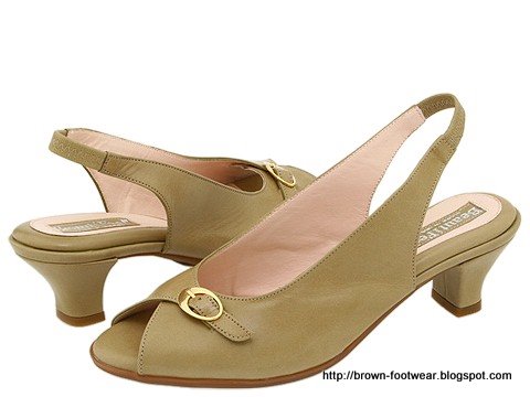 Brown footwear:WG-85313