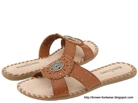 Brown footwear:X661351.{85405}