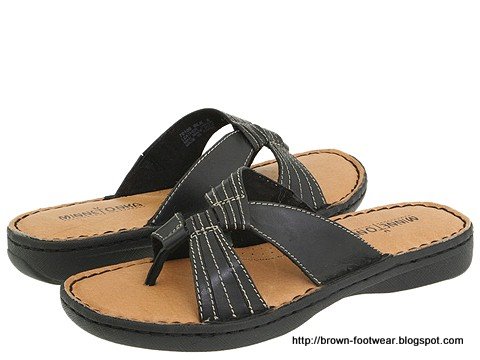 Brown footwear:R490-85385