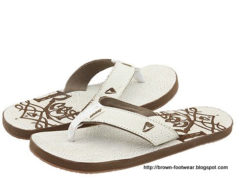 Brown footwear:I935-85389