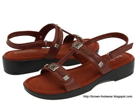 Brown footwear:P242-85369