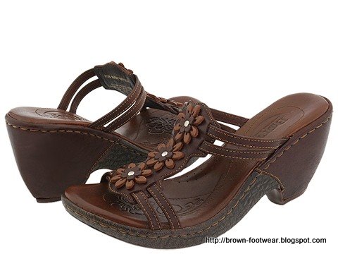Brown footwear:footwear85211