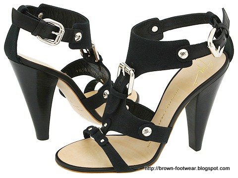 Brown footwear:footwear-85167