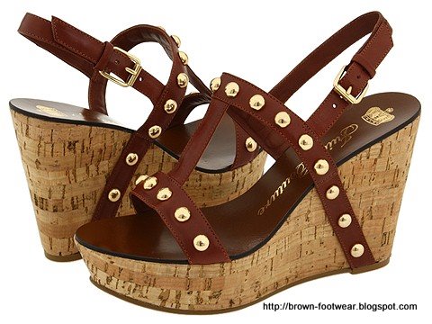 Brown footwear:brown-85120