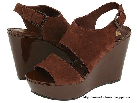 Brown footwear:footwear-85123