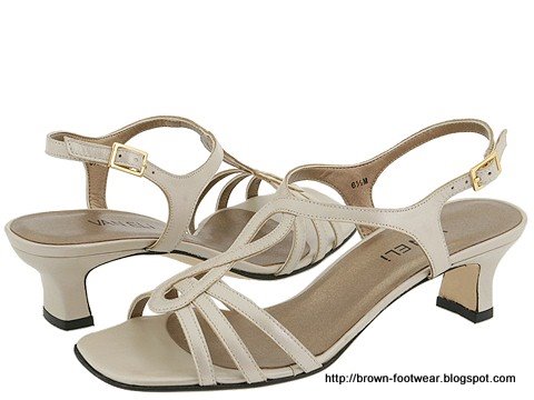 Brown footwear:footwear-85059