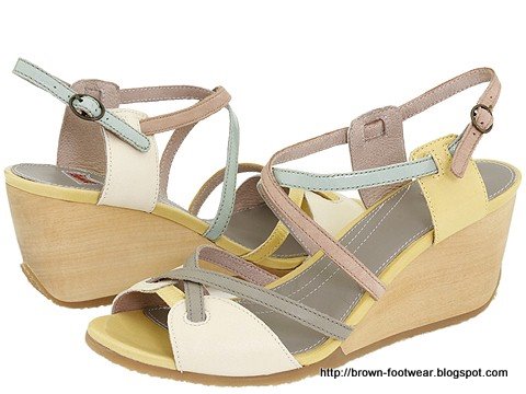 Brown footwear:footwear-85035