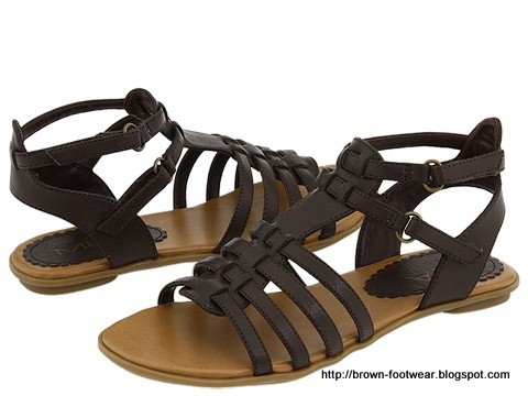 Brown footwear:footwear-85010
