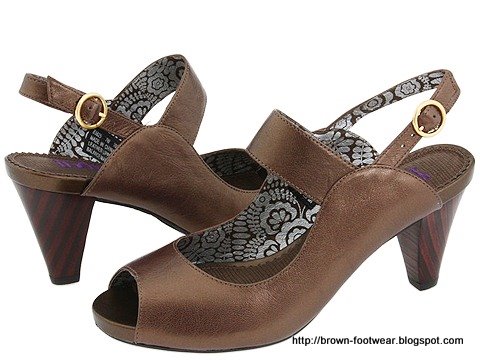 Brown footwear:footwear-85023