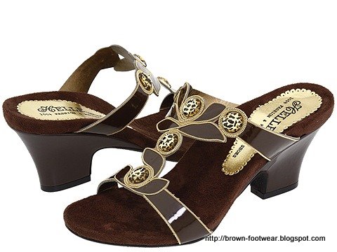 Brown footwear:brown-84819