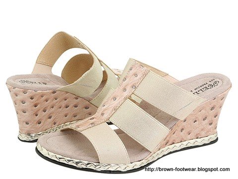 Brown footwear:brown-84384