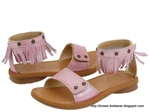Brown footwear:footwear-84512