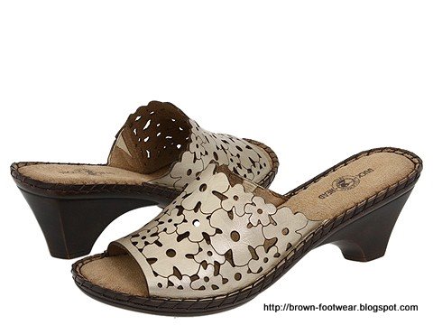 Brown footwear:brown-84171