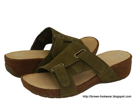Brown footwear:brown-84205