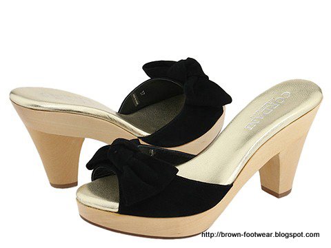 Brown footwear:brown-83995