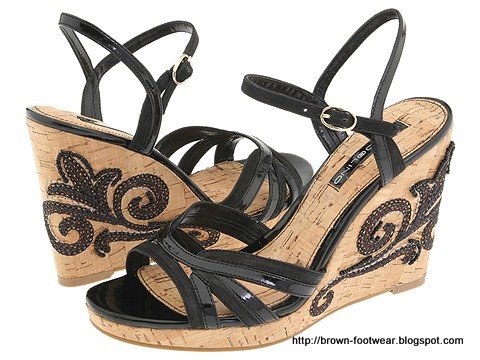 Brown footwear:brown-84136