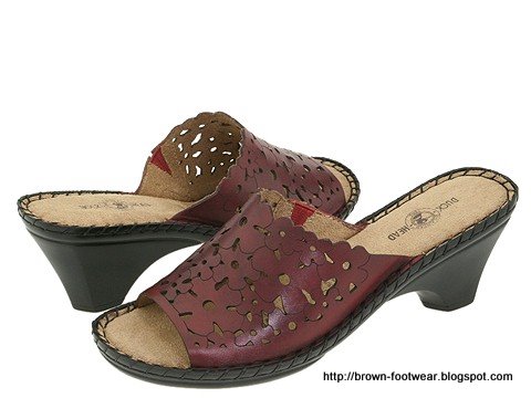 Brown footwear:brown-84108