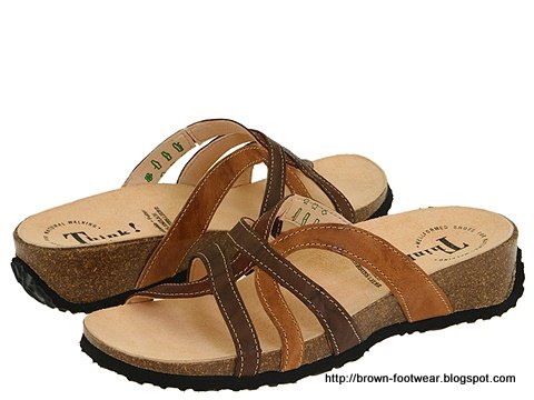 Brown footwear:brown-83579