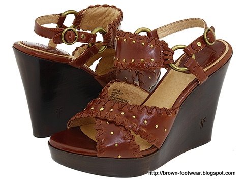 Brown footwear:brown-83219