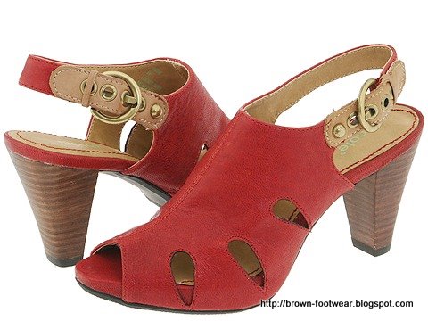 Brown footwear:83115