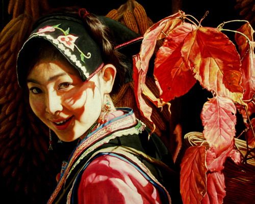 东方神女羌寨红叶