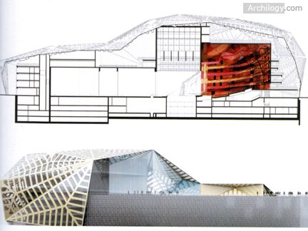 Aerial view of New Mariinsky Theater