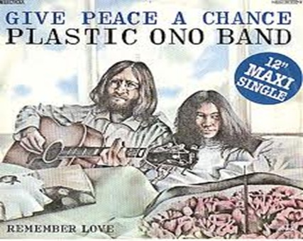 give peace a chance Haz la paz y no la guerra