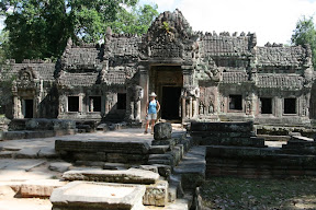 In front of the monastery itself, once the inner walls had been breached.
