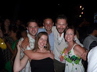 NYE gang just after midnight!  Lisa, Martin, Hemppa, Steve and me
