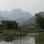 Looking out at the surrounding countryside of Hoa Lu.