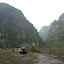 Even though the waters stretch far around us, an almost unnoticable barrier of bushes and sticks keeps the rowers off the paddy fields.