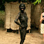 Louise showing how fake tan SHOULD be put on...
