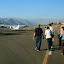 Heading out to our little Cessna, which held a total of six people including the pilot.