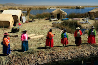 Finally, our destination, Isla Uros Manco Papac.