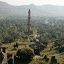 Looking back at The Victory Tower, a great example of persian architecture, built in 1435 by Ala-ud-din Bahmani to celebrate his conquest of the citadel.