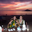 Lynette and Stef calculating just how high a score they can get in Canasta.