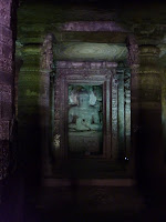Each cave has amazing buddhist sculptures, the earliest sculptured in the second century BC.