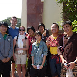 On our way out we were kidnapped by school kids interviewing farangs for their school project. A friendly bunch, we were even given a present to say thanks for participating!