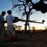 © John Waters: Cameraman, John Waters Checking Crane for Meerkat Manor &ndash; 25-Oct-2007