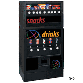Seaga 9/5 Soda and Snack Vending Combo