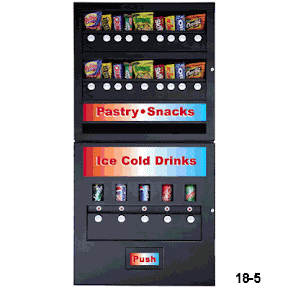 Seaga 18/5 Soda and Snack Vending Combo
