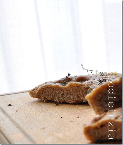 Focaccia di farro alla birra Focaccia di farro alla birra